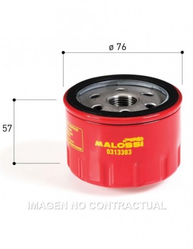 Filtro Aceite Malossi motor Piaggio 400/500 - 0313383