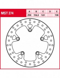 MST274 Disco de freno TRW MST 274