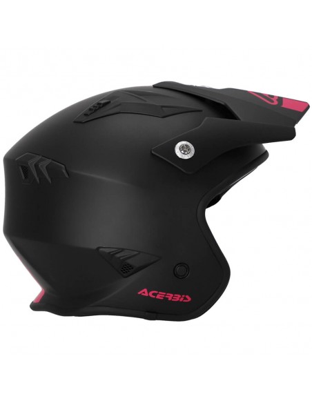 Casco Acerbis aria 06 negro-rosa - 250557230