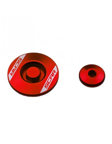 Tapón cárter lateral scar Kawasaki rojo - 440133