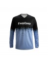 Camiseta trial Hebo pro V dripped azul