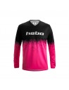 Camiseta trial Hebo pro V dripped rosa
