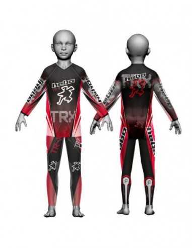 Pantalon Hebo trial pro tr-x junior rojo - HE3135R