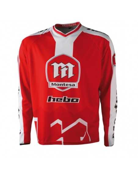 Camiseta Hebo montesa classic II rojo T-XL - HE2162R