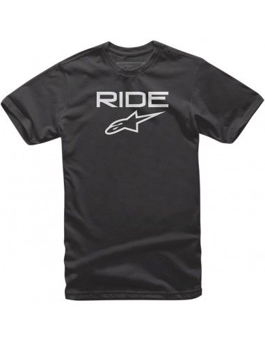 Camiseta Alpinestars tee ride 2 black-white - 103872000-1020