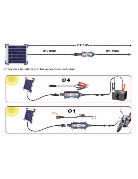 00600524 Cargador baterías solar optimate tm-522-1