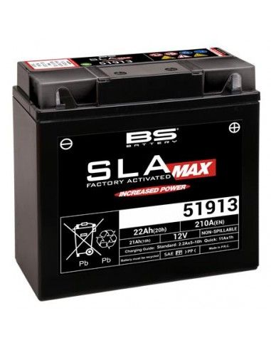 Batería bs battery sla max 51913 (fa) - 37948