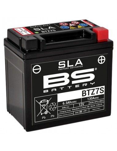 Batería bs battery sla btz7s (fa) - 36073