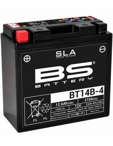 Batería bs battery sla bt14b-4 (fa) - 35827