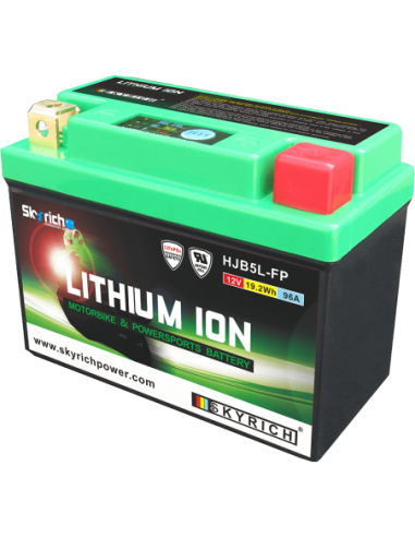 Bateria de litio skyrich lib5l (impermeable + indicador de carga)hjb5l-fp - 327116