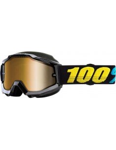 26012765 Gafas 100% accuri snowmobile virgo negro cristal dorado