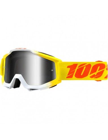 26012018 - Gafas 100% accuri zest blanco/amarillo cristal plata