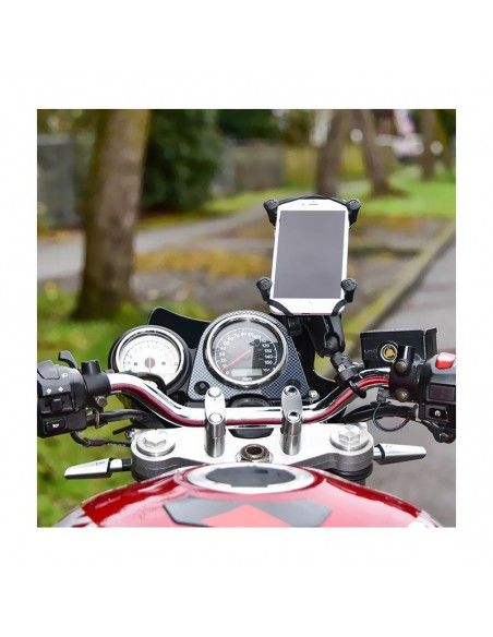 Kit moto soporte smartphone ram mounts x-grip 5 - 1104118