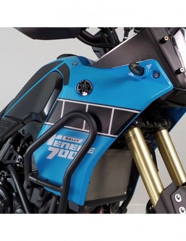 Kit protección off-road uniracing lateral Yamaha tenere 700 rally 20-21 negro / transparente - K49383