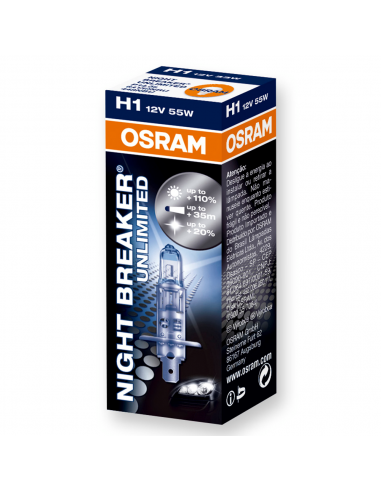 Lampara osram h1 night breaker unlimited - 32653