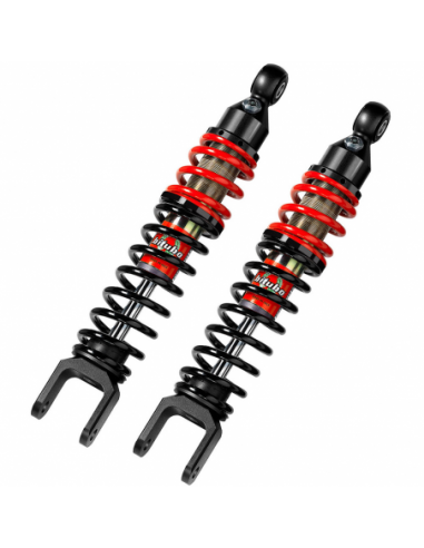 Amortiguadores bitubo gas scooter muelle rojo/negro sc131ygb01 - 60298