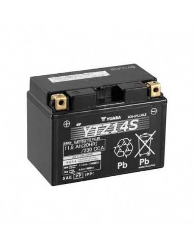 Bateria Yuasa YTZ7S Wet Charged cargada y activada