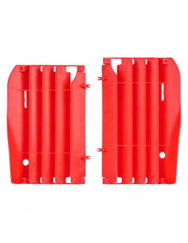 Aletines de radiador polisport crf250r rojo - 4430001403