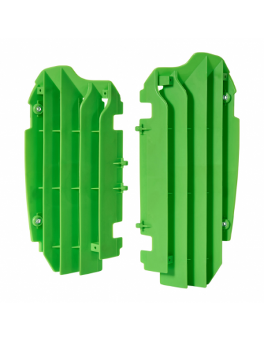 Aletines de radiador polisport Kawasaki verde 8455900002 - 42893