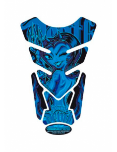 Protector de depósito motografix diabless 4 piezas, azul - 789006