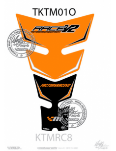 789127 - Protector de depósito motografix KTM v2 naranja