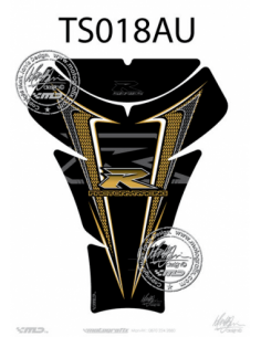 789175 Protector de depósito motografix GSX-r negro/oro