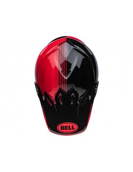 Casco Bell moto-9 mips louver negro/rojo