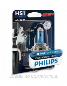 2012636CV Lámpara Philips Halógena HS1 Crystal Vision 12V 35/35W