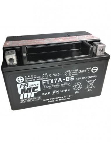 Batería Furukawa FTX7A-BS Sin Mantenimiento - 0607941S