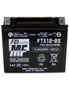 Batería Furukawa FTX12-BS Sin Mantenimiento - 0612971S