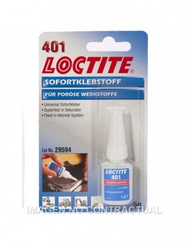 Loctite 401 BC 5G Adhesivo instantáneo uso general - L404910
