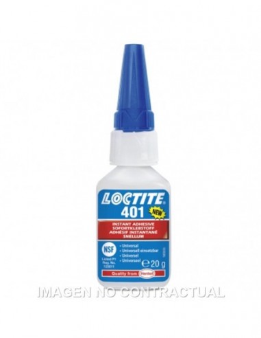 Loctite 401 BC 20G Adhesivo instantáneo uso general - L404911