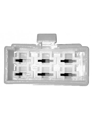 Conector rectangular Hembra con Lengüeta para 6 conctores fastom - 02057648