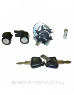 27659898 - Kit contacto, sillín y guantera Peugeot 50 Elyseo