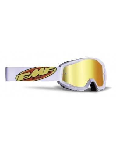 Gafas FMF Powercore espejo blanco lente roja - F5005100005