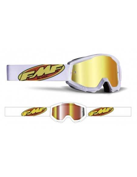 Gafas FMF Powercore espejo blanco lente roja - F5005100005